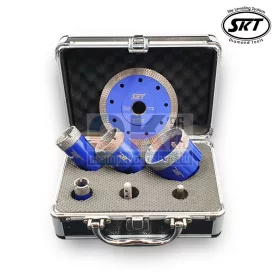   SKT 256 PREMIUM gyémánt fúró készlet 20-35-45-68 mm +koffer (skt256005c)