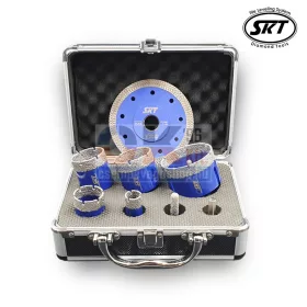   SKT 256 PREMIUM gyémánt fúró készlet 20-35-43-50-68 mm +koffer (skt256006c)