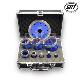   SKT 256 PREMIUM gyémánt fúró készlet 12-20-35-43-50-68 mm +koffer (skt256007c)
