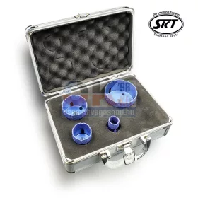   SKT 356 PRO gyémánt lyukfúró készlet 25-35-51-67 mm +koffer (skt356002)