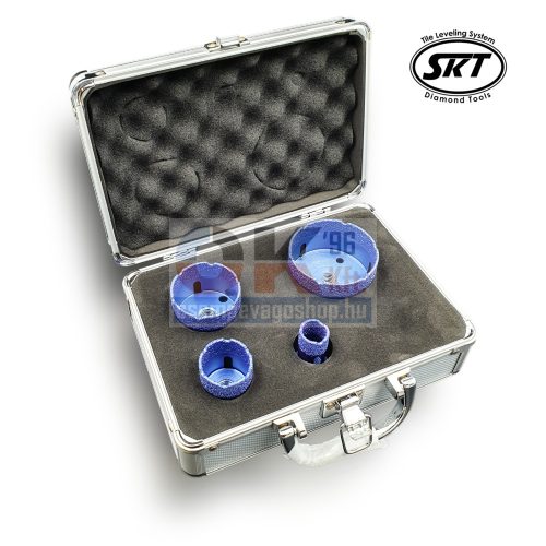 SKT 356 PRO gyémánt lyukfúró készlet 25-35-51-67 mm +koffer (skt356002)