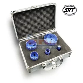   SKT 356 PRO gyémánt lyukfúró készlet 12-20-35-51-67 mm +koffer (skt356003)