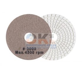  SKT 414 gyémánt csiszoló tárcsa #3000 , D100mm vizes használat (skt4143000)