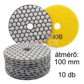   SKT 415 gyémánt csiszoló tárcsa 10 db / #100 , D100mm (skt415100eco)
