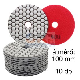   SKT 415 gyémánt csiszoló tárcsa 10db / #400 , D100mm (skt415400eco)