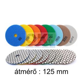   SKT 425 BASIC gyémánt csiszoló készlet 8 db-os, D125 mm   (skt425basic)