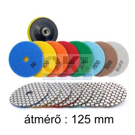   SKT 425 ECO gyémánt csiszoló készlet 9 db-os, D125 mm (skt425eco)