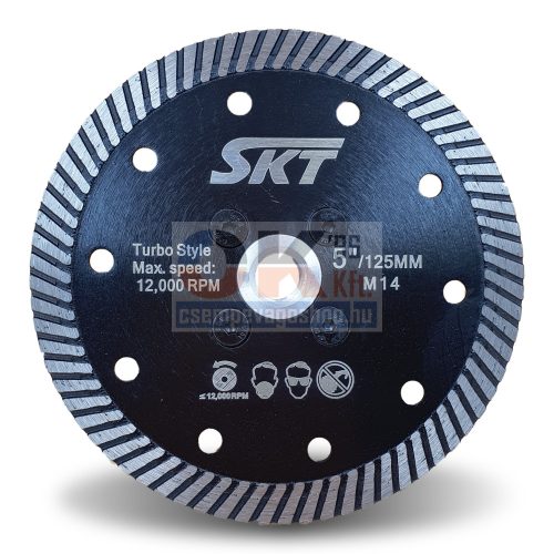 SKT 519 turbo gyémánttárcsa 125mm x M14 (skt519125)