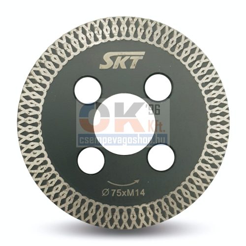 SKT 521 vékony gyémánttárcsa 75x22,2 mm (skt521075cs)
