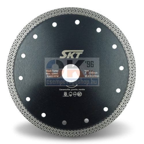 SKT 535 gyémánttárcsa száraz-vizes vágáshoz 180×22,2/25,4 mm (skt535180)