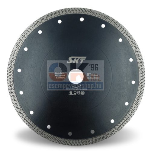 SKT 535 gyémánttárcsa száraz-vizes vágáshoz 230×22,2/25,4 mm (skt535230)