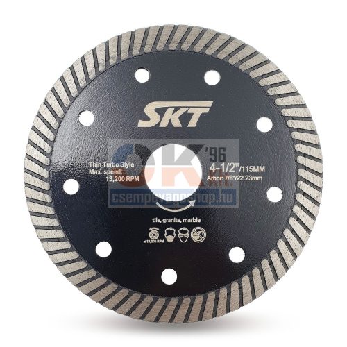 SKT 536 vékony gyémánttárcsa 115×22,2mm (skt536115)