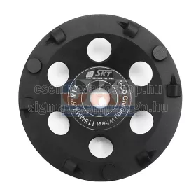   SKT PCD gyémánt csiszolótárcsa, epoxi ragasztó anyagok eltávolításához 125×M14 (skt544125)