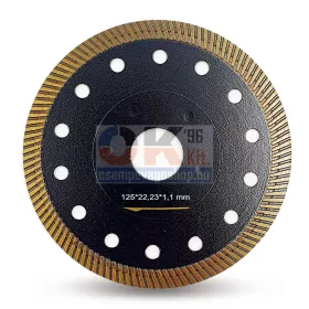 SKT 624 vékony gyémánttárcsa D125×22,2mm (skt6240125)