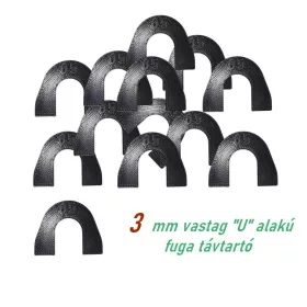 SKT U alakú fuga távrtartó 3 mm fuga 100 db (skt910u30)