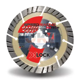   Diatech gyémánttárcsa SPEED TURBO 115x22,2 mm / Xlock (sl115xl)