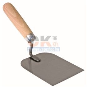 Dedra gipsz és burkolókanál 100mm fa nyél (zds100)